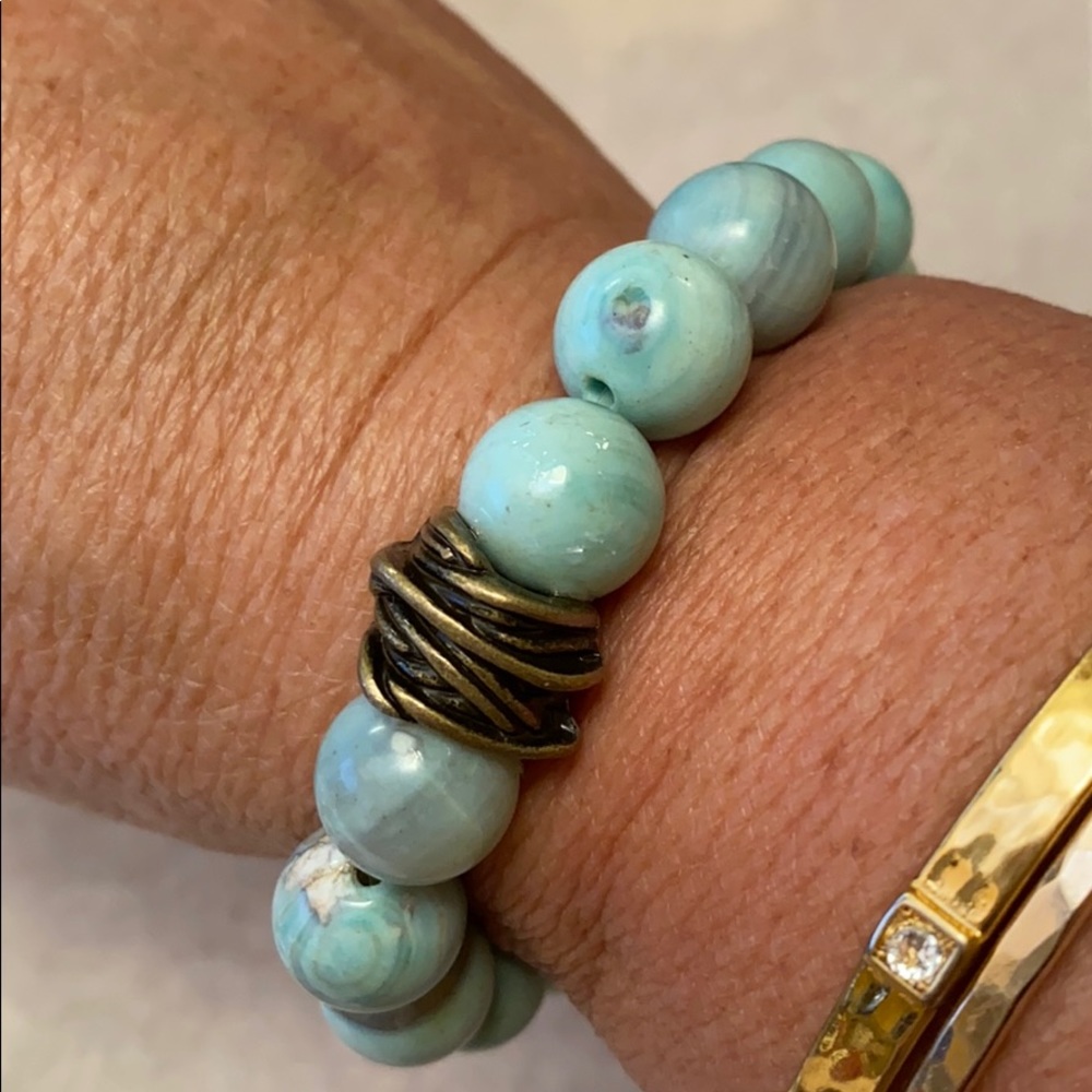 Porcelain Agate - Arm Candy Stretch Bracelet